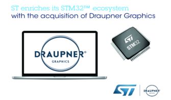意法半導(dǎo)體收購(gòu)Draupner Graphics 強(qiáng)化人工智能基礎(chǔ)軟件與圖形用戶界面開(kāi)發(fā)能力